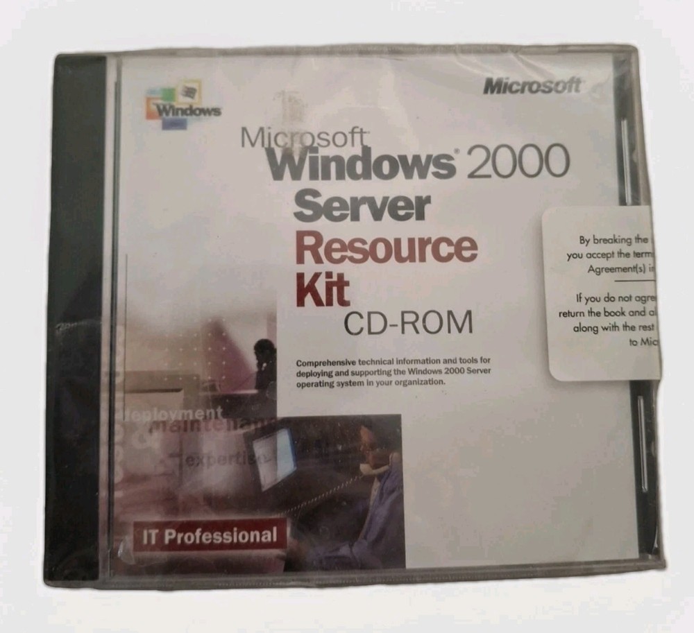 Microsoft Windows 2000 Server Resource Kit CD-ROM ONLY Factory Sealed.