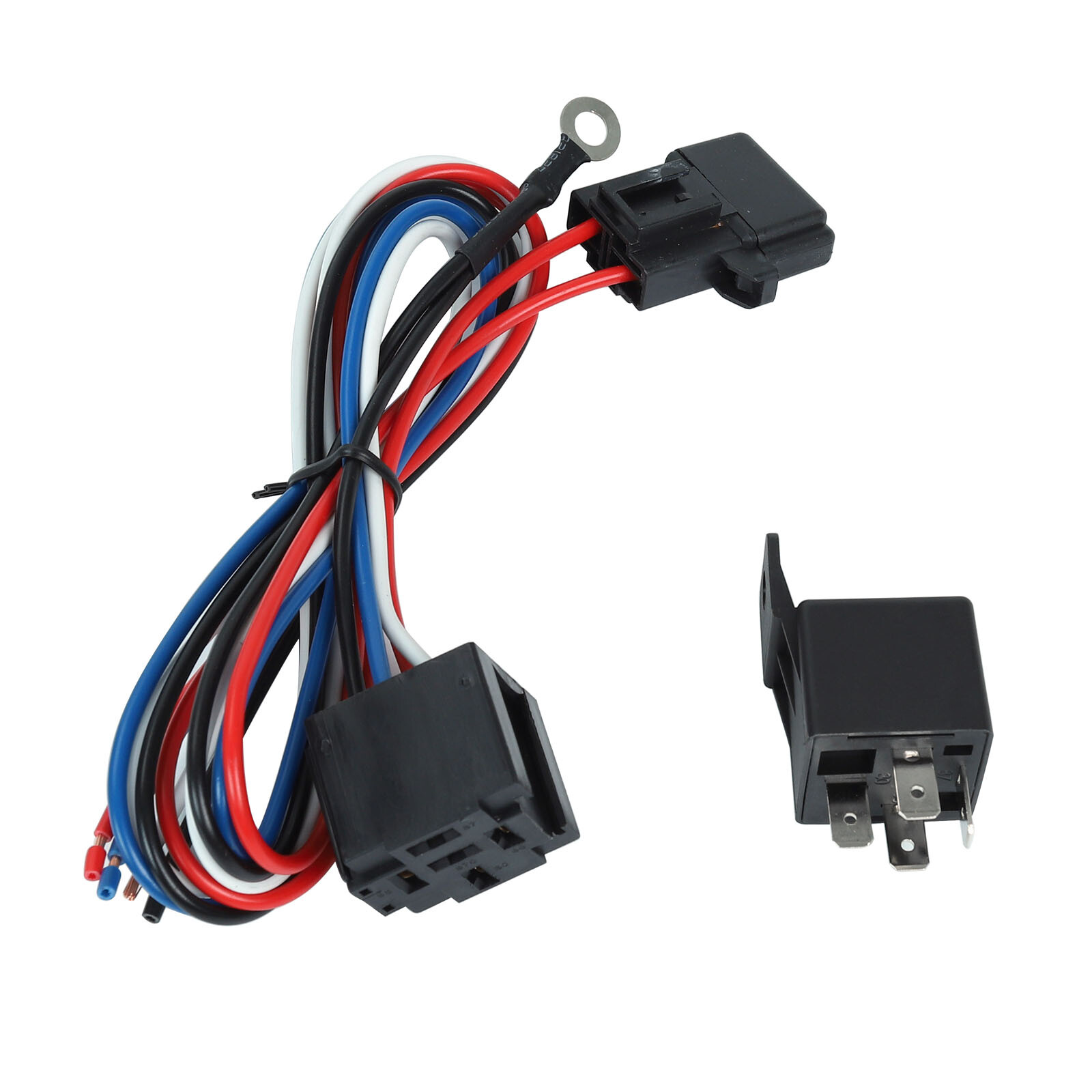 3-Row Radiator +Shroud Fan Relay Kit For 1963-66 Chevy C/K C10/C20/C30 Pickup V8