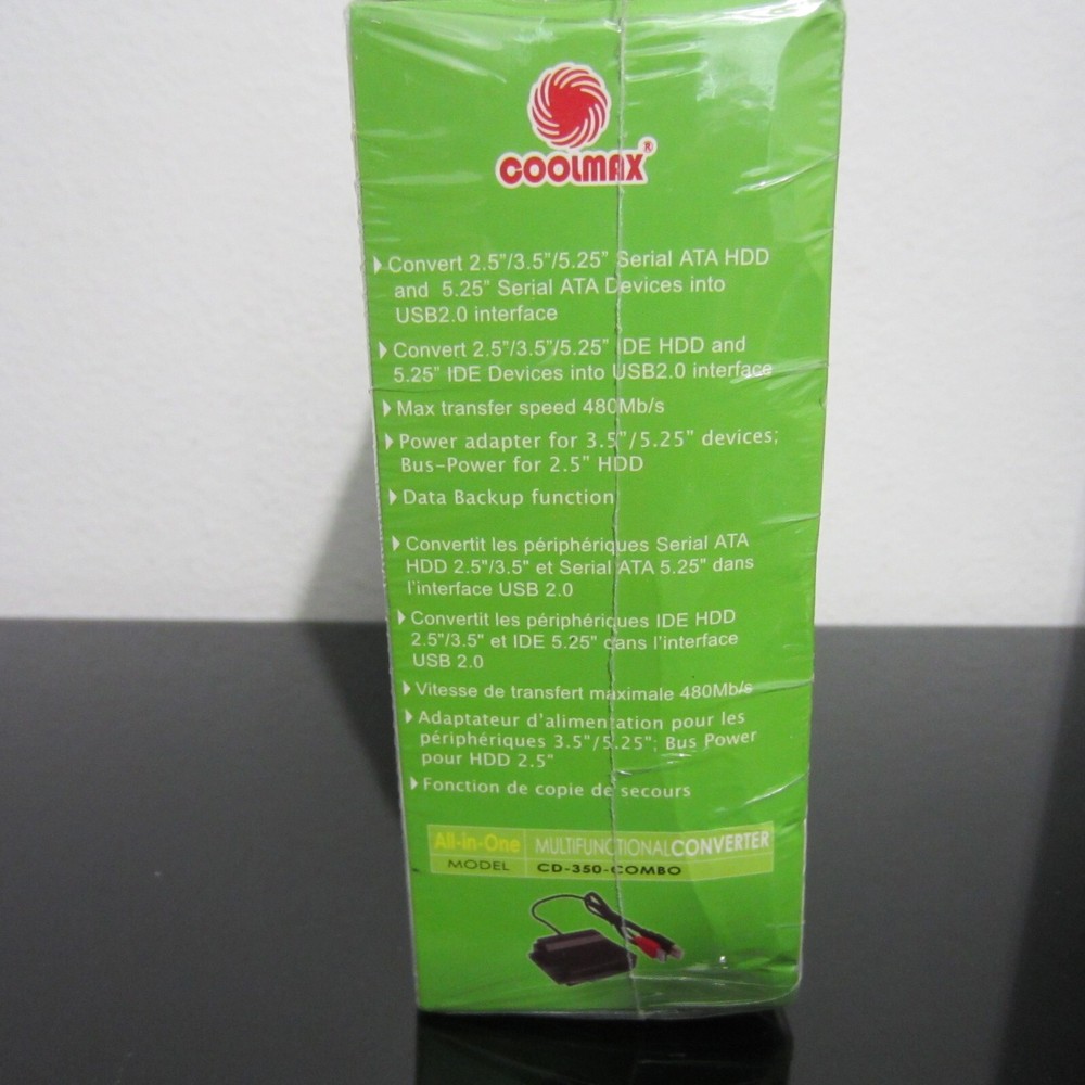 COOLMAX ALL IN ONE Multifunctional Converter ,OTB Function CD-350-COMBO (Black)