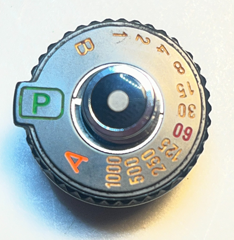 Minolta X-700 MPS Shutter Speed Dial & Release Button w/ Collar Original Part
