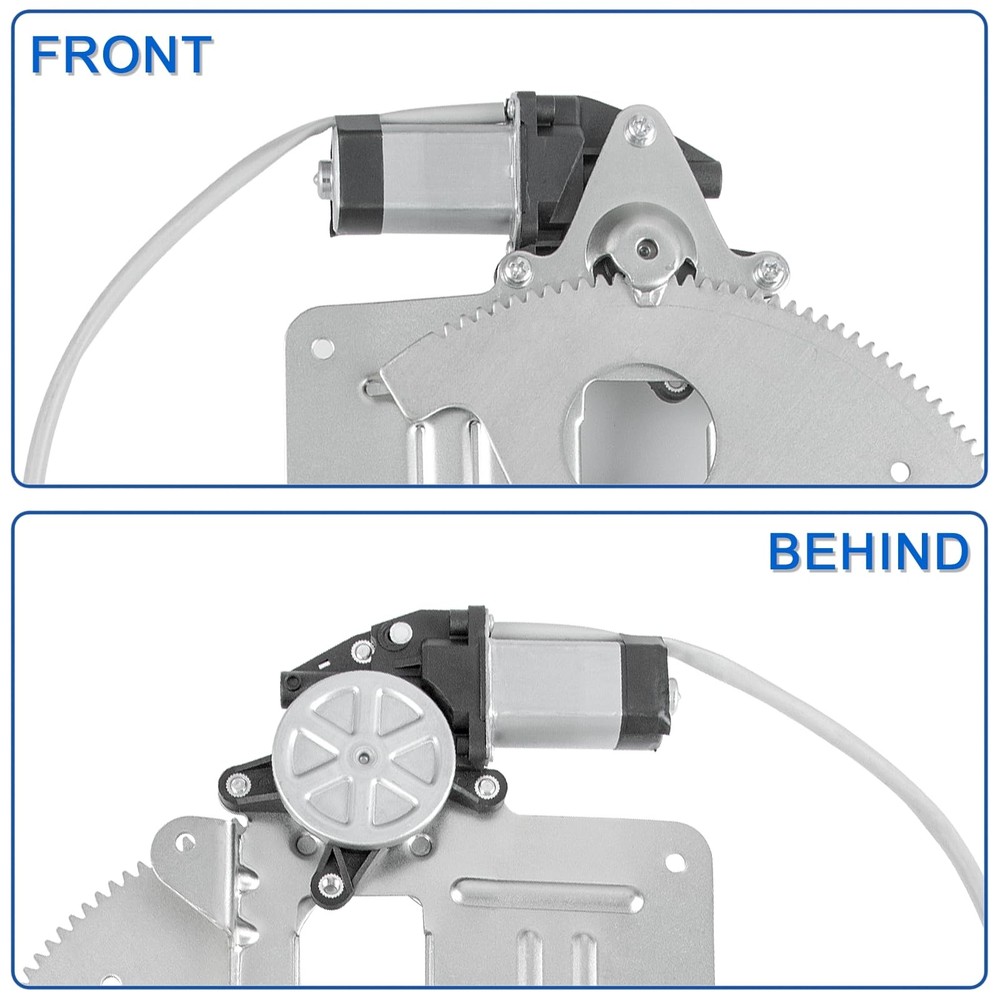 741-844 Front Left Driver Side Power Window Regulator with Motor,...