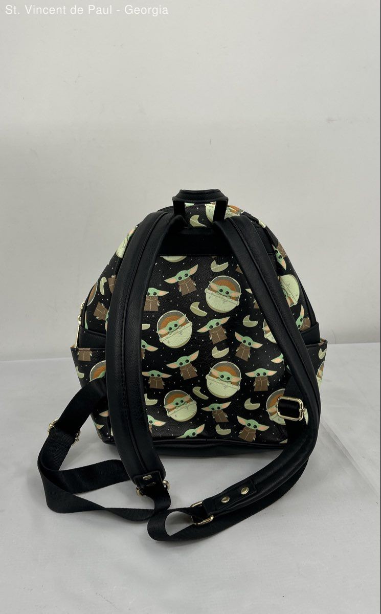 Disney Parks Loungefly Grogu Baby Yoda STAR WARS Mandalorian Mini Backpack VGC