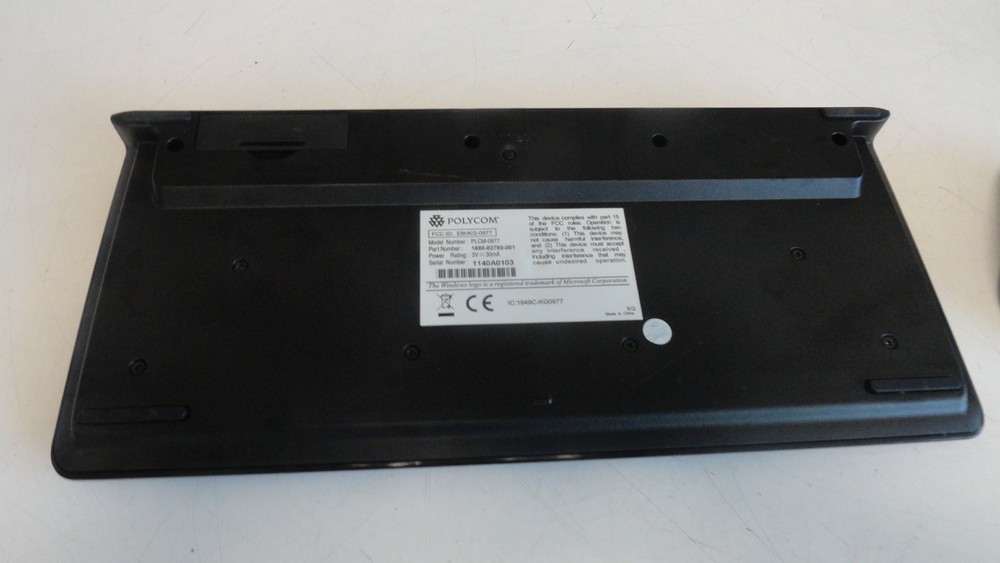 GG12: POLYCOM PLCM-0977 KEYBOARD PLCM-0975 Mouse WIRELESS