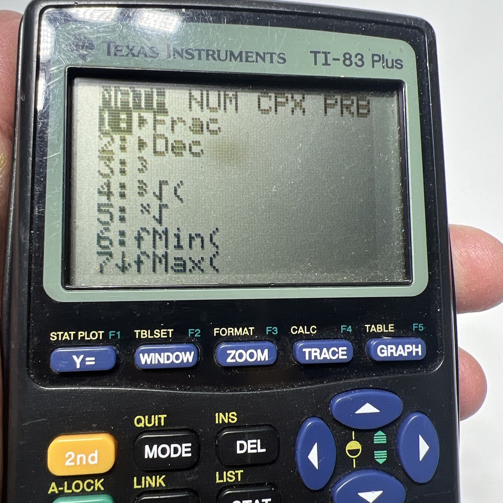 Texas Instruments TI-83 Plus Graphing Calculator Black - Tested