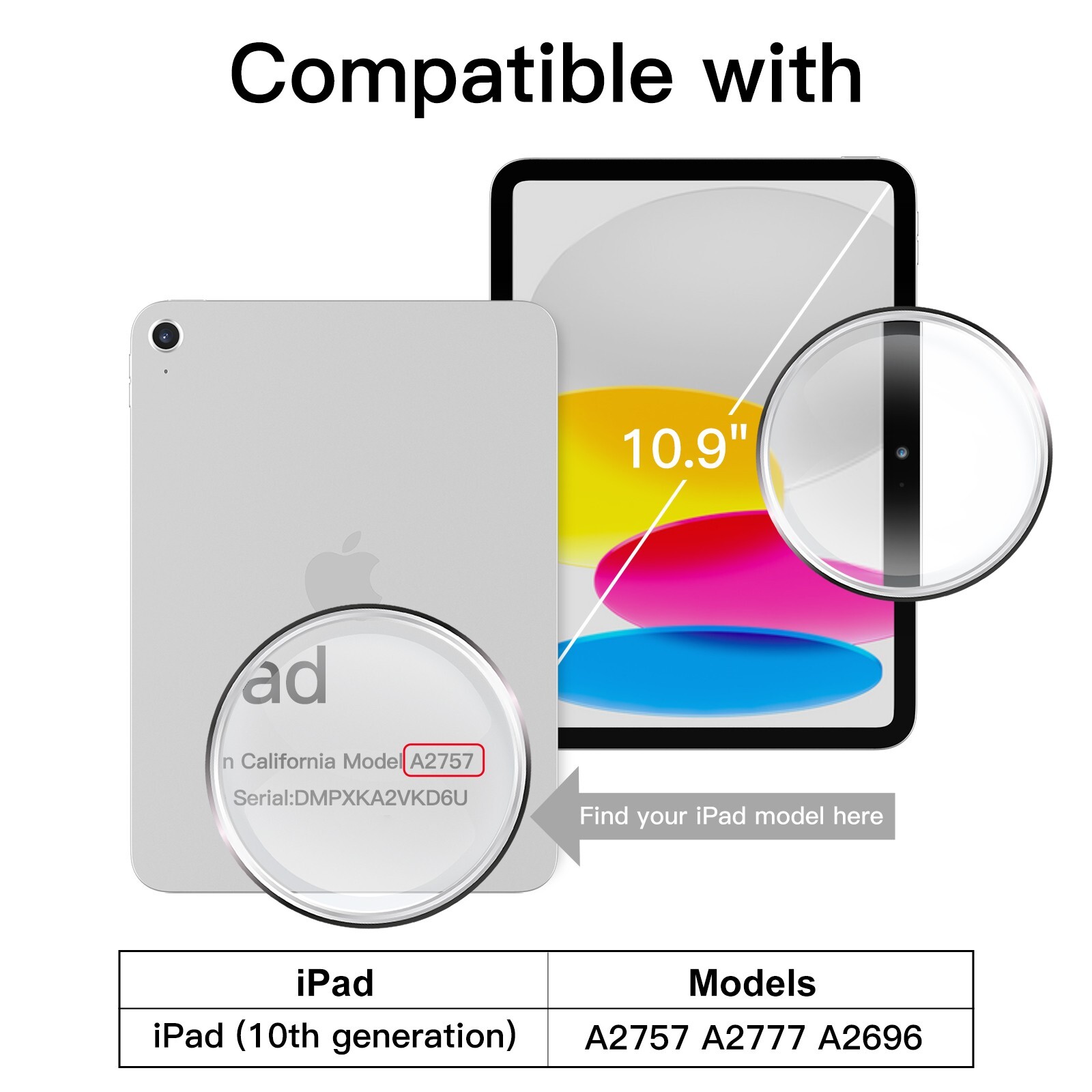 JETech Paper Screen Protector for iPad 10 (10.9-Inch, 2022 Model) Matte PET Film