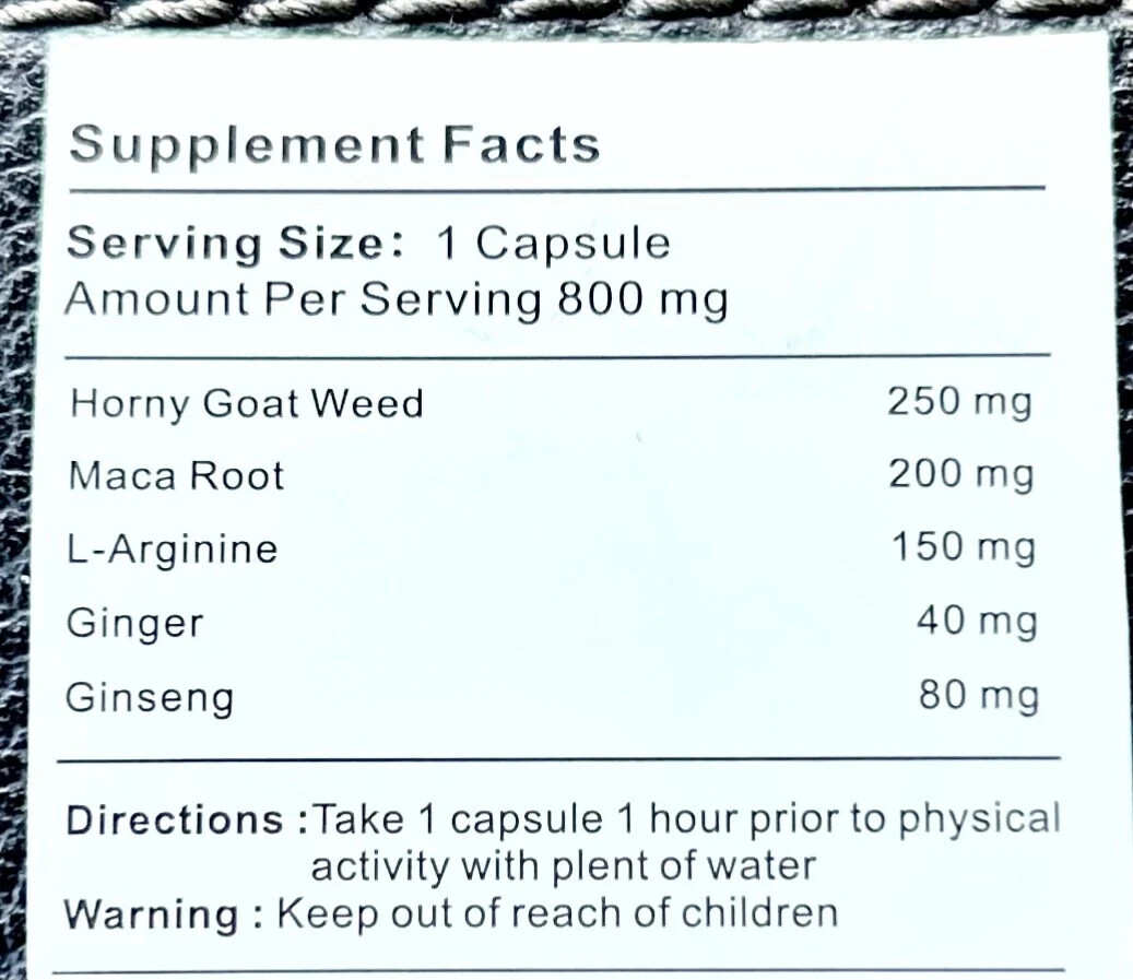 10 Pills TORO BLU King Male Female Enhancement Support Supplement la pep xxxplo