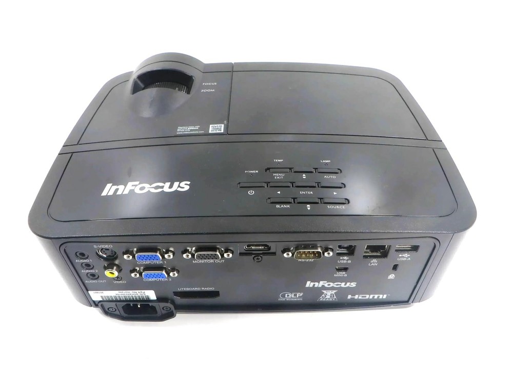 InFocus IN2124a DLP Projector - HDMI - Lamp runtime : 2810 hours