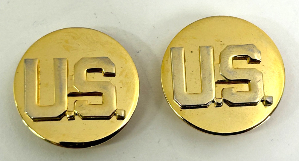 US Army Collar Disk Pins