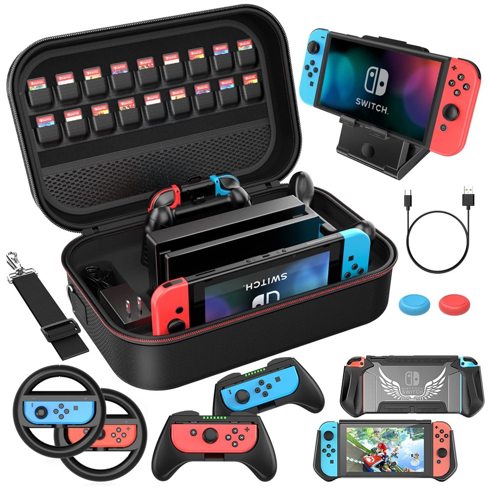 HEYSTOP Switch Accessories Bundle 12 in 1 Compatible 1 accessories