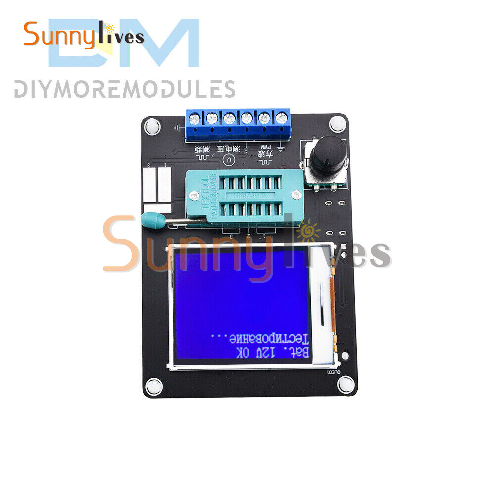 GM328A Transistor Tester Diode Capacitance Inductance ESR Volt Frequency Meter