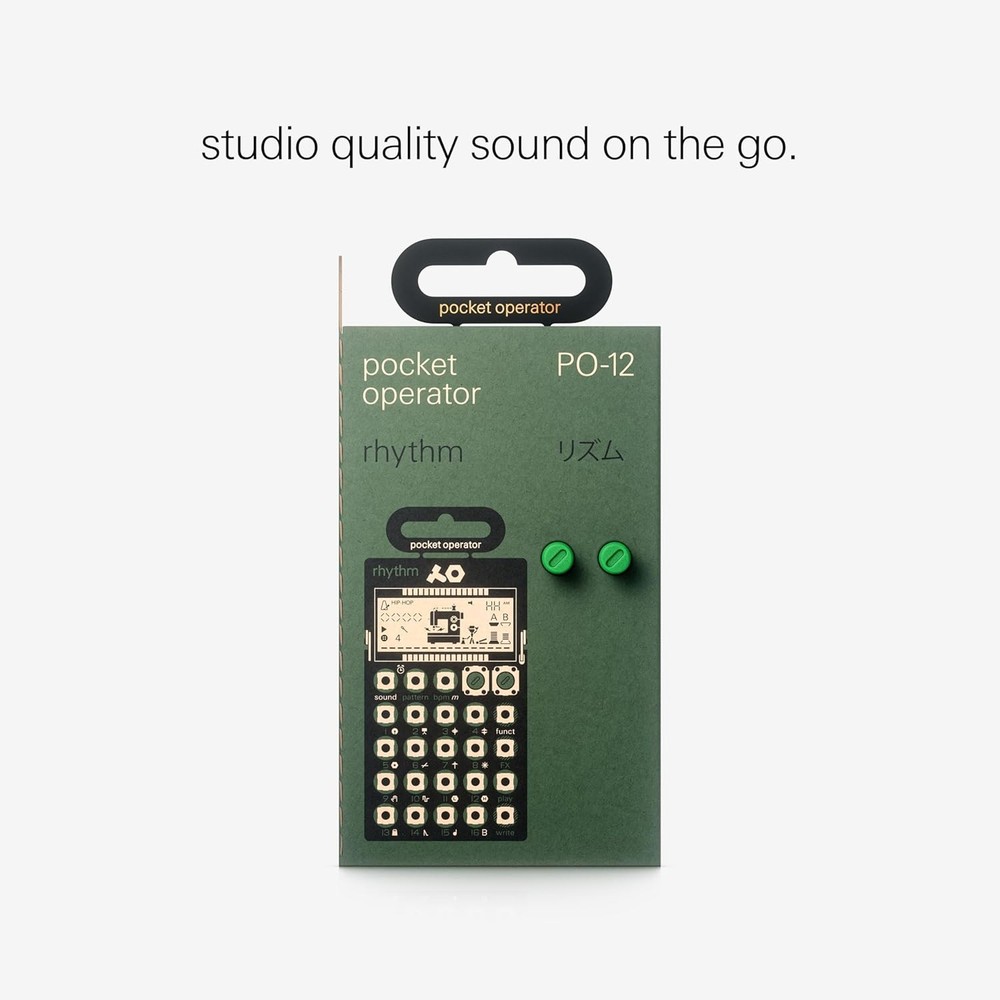 pocket operator PO-12 rhythm, drum machine and sequencer ...