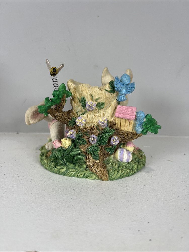 Vintage Easter Holiday Rabbits Egg Holder