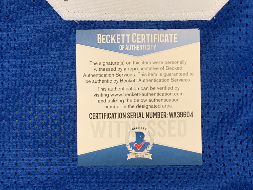 Rayfield Wright Signed Jersey Beckett
