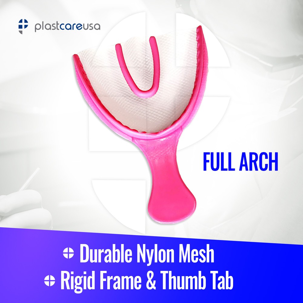 60 Dental Bite Registration Impression Triple Trays Teeth Mold (Full Arch)