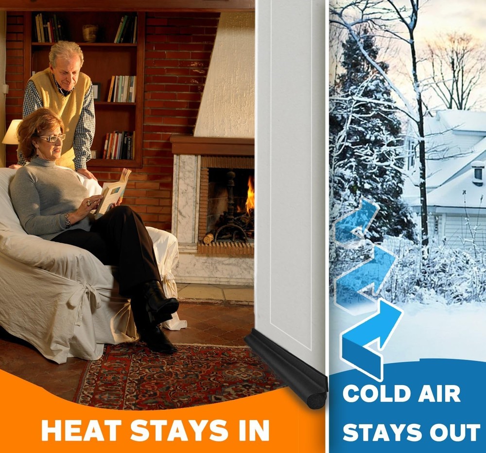 MAXTID Under Door Draft Stoppers 36 Inch White Blocker Draft...