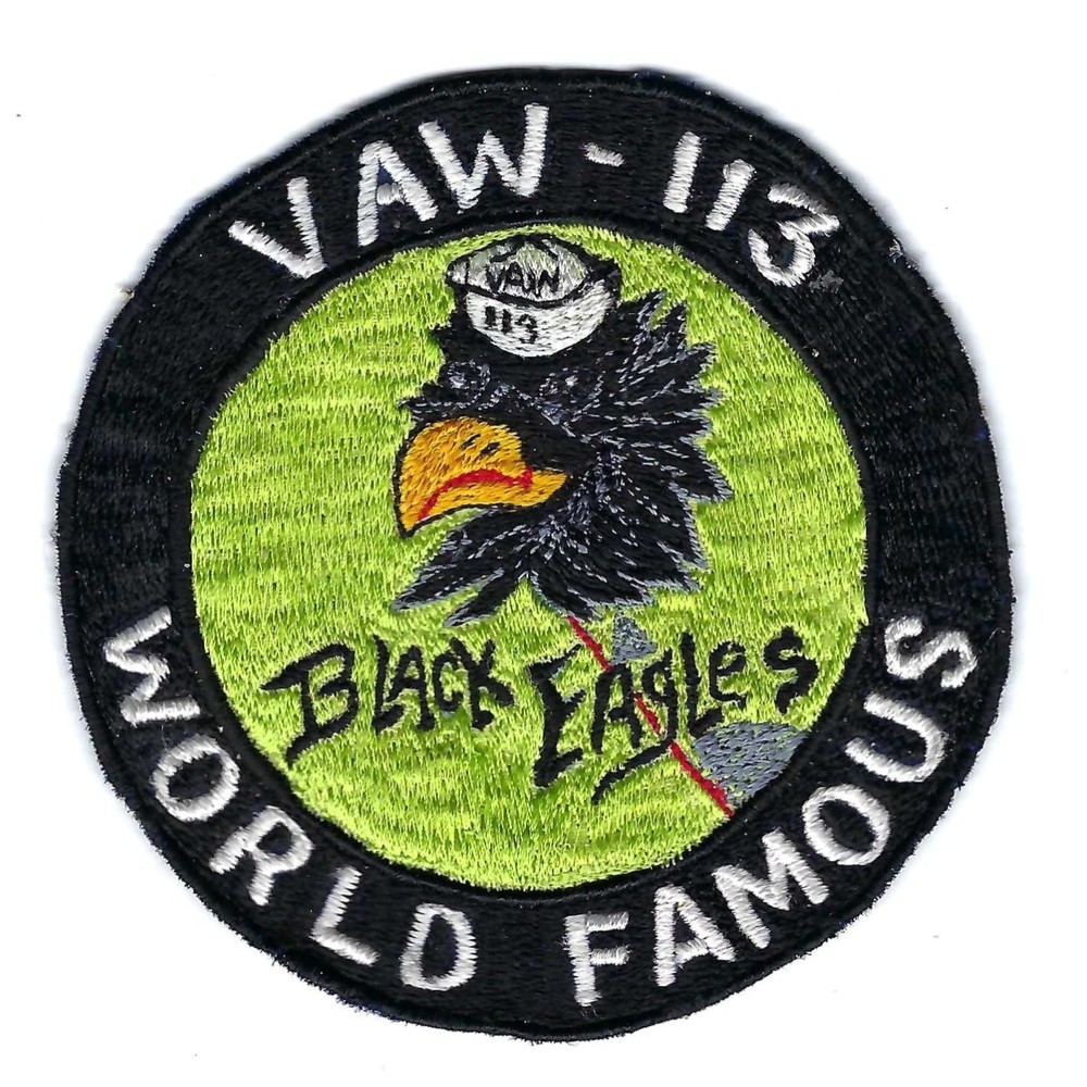 ORIGINAL 80's VAW-113 'BLCK EAGLES'  (PHILIPPINE MADE)  patch