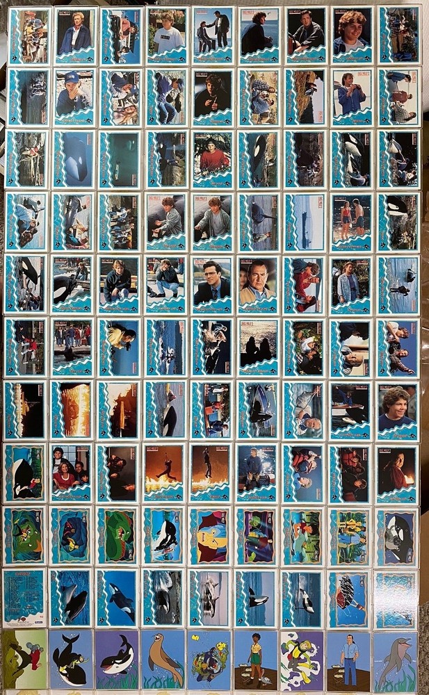 Free Willy 2 Movie Base Card Set 99 Cards Skybox 1995