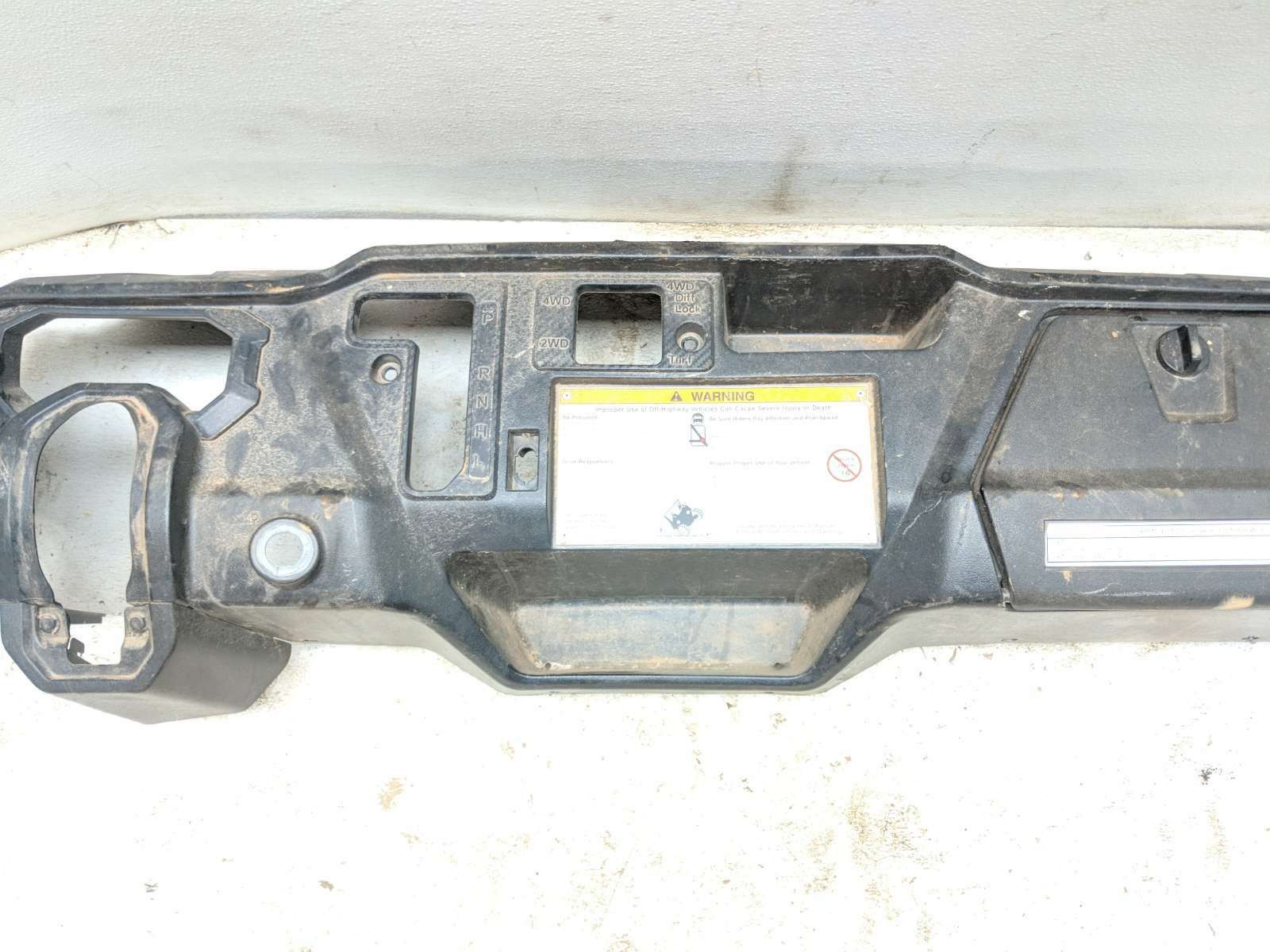 16-20 Honda Pioneer SXS 1000 Dash Dashboard Instrument Cover Panel