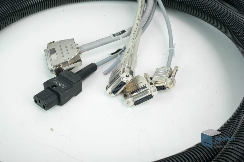 Rofin Powerline cable set, control cable X-NET, X60, X62, X50, COM2, laser cable