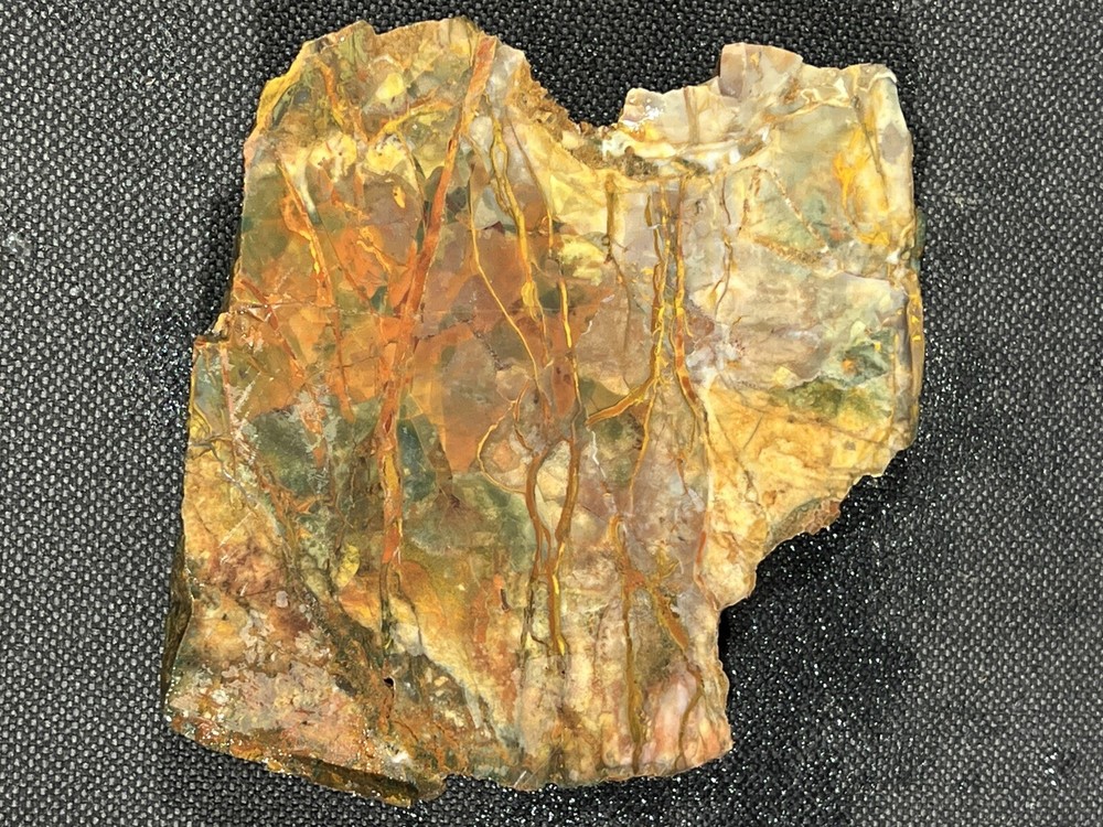 Morrisonite Jasper 485 g Oregon, amazing patterns/red striations/veining
