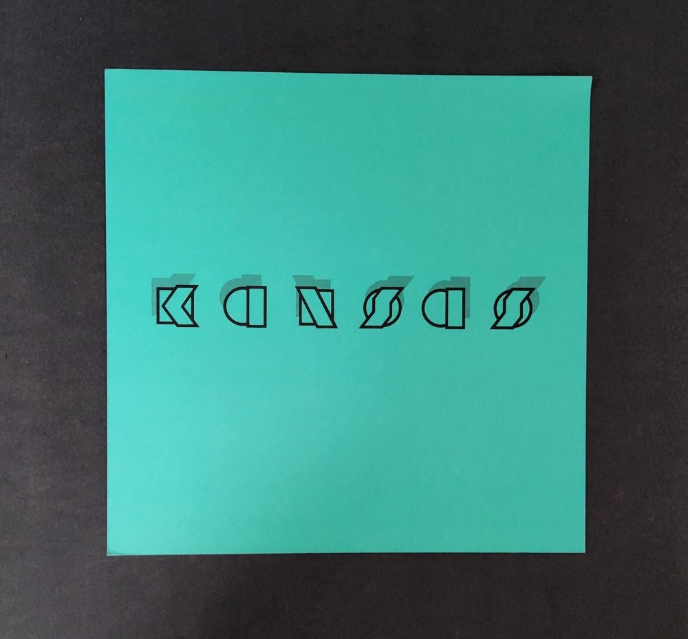 Kansas "Power" Poster Flat 12"x12"