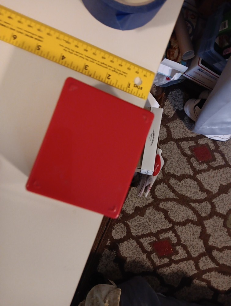 Learning Resources 5 Coins, Tails, Rubber Stamps w/ Red Plastic Case
