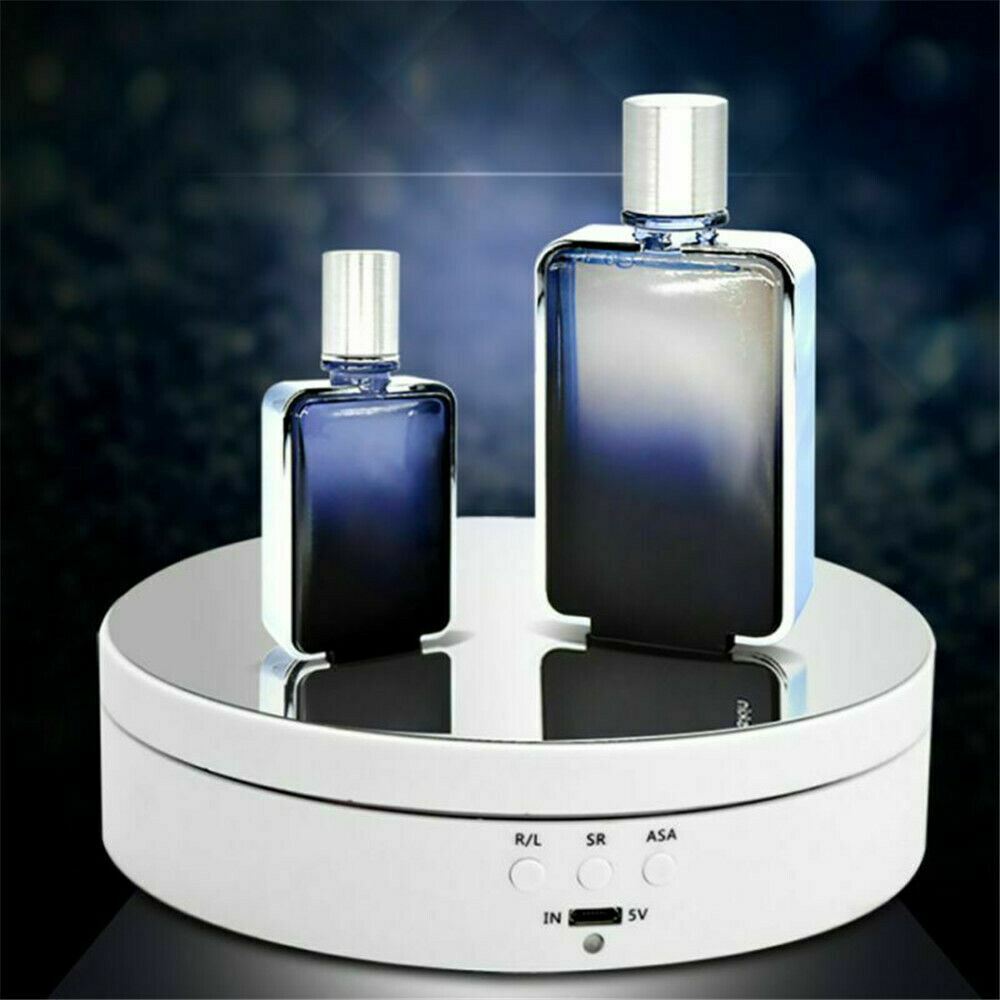 360° Electric Motorized Rotating Display Stand Jewelry Photography Show Holder