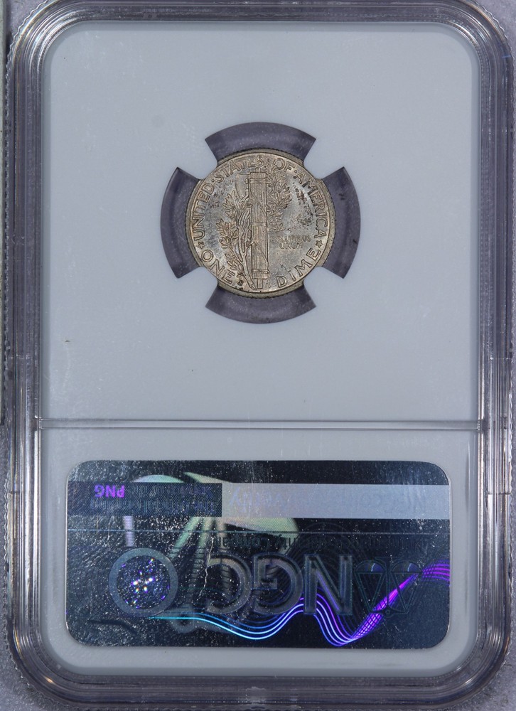 1941 Mercury Dime 10c NGC MS65