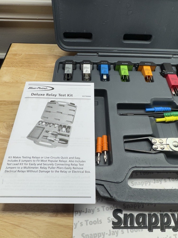 Blue-Point Snap-on Tools NEW Deluxe Relay Test Kit EECT60660