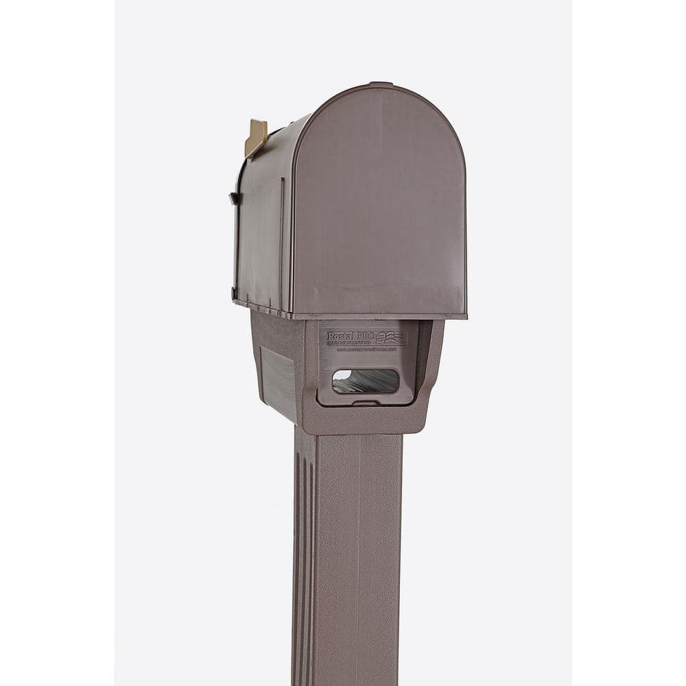 Postal Pro Bronze Mailbox Kit Hampton All in One Postmaster General Approved