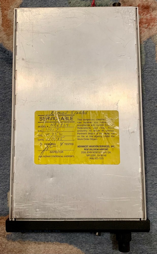 Narco NAV 824 TSO - Bad Display - Otherwise Working When Removed