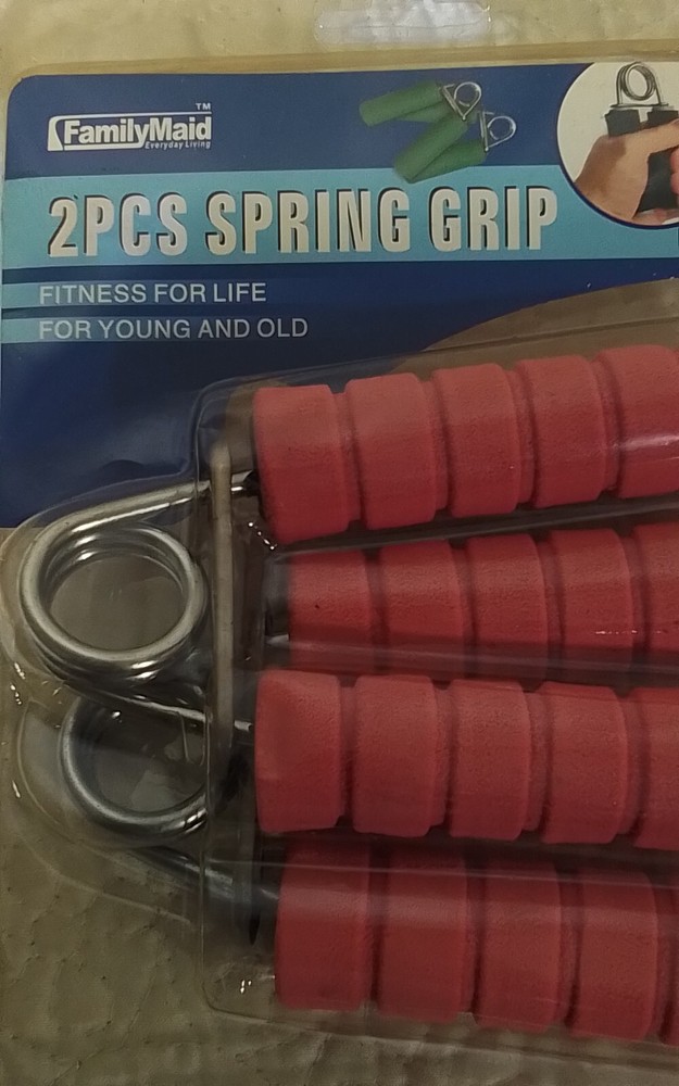 2X  Red Foam Hand Grippers Grip Hand Spring Grip