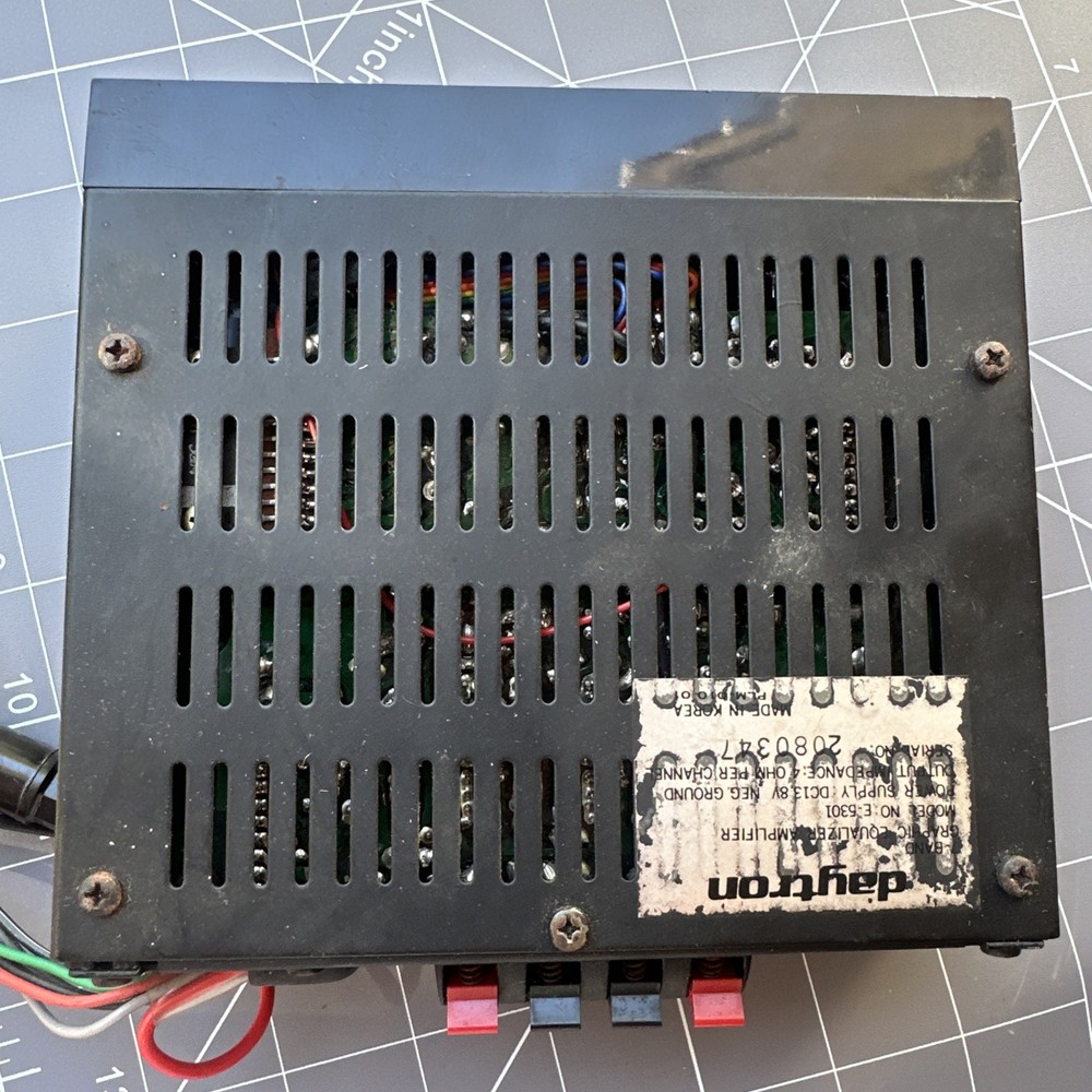 Daytron E-5301 Graphic Equalizer Amplifier Booster - Vintage UNTESTED