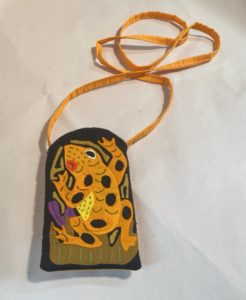 Kuna Mola Eye Glass Case w/ Strap
