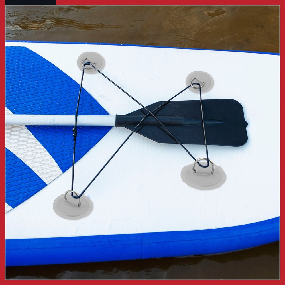 D Ring Patch PVC Stainless Steel Round Shape D Ring Pad for Surfboard Inflatable
