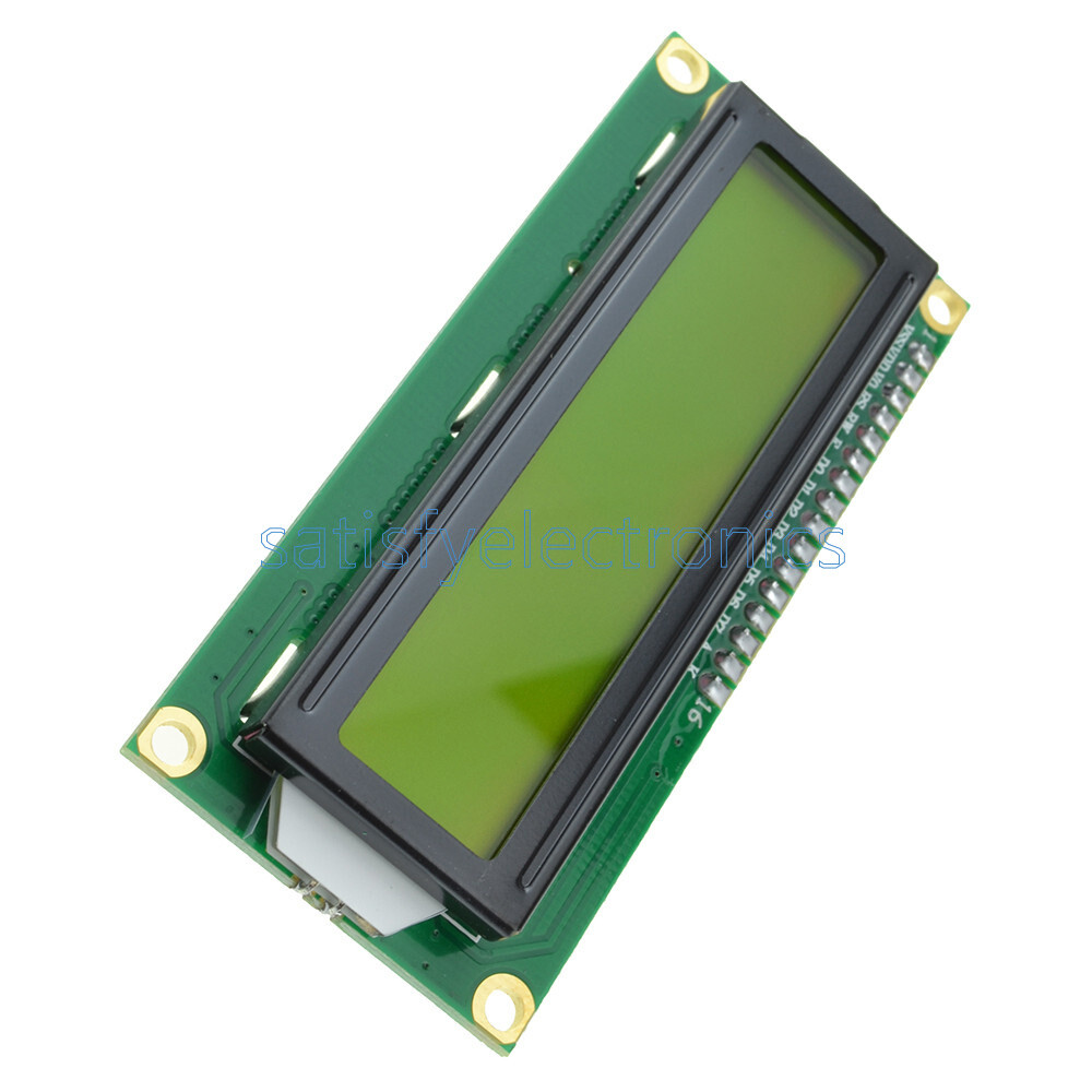 2PCS 1602 16x2 Character LCD Display Module HD44780 Controller Yellow Blacklight