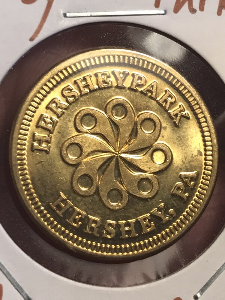 Hershey Park Hershey, PA Arcade Game Token 24mm