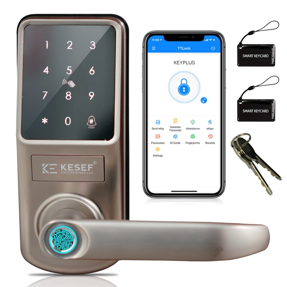 Keyless Biometric Fingerprint Electronic Smart Door Lock