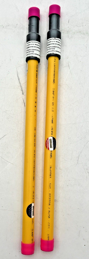 HOME-FLEX (3) 1/2" COUPLERS, TRACER WIRE, (2) THREADED TRANSITIONS & 100' PIPE