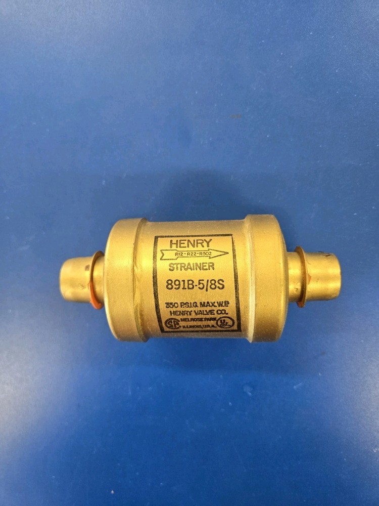 HENRY VALVE CO. - 891B-5/8S - REFRIGERATION STRAINER