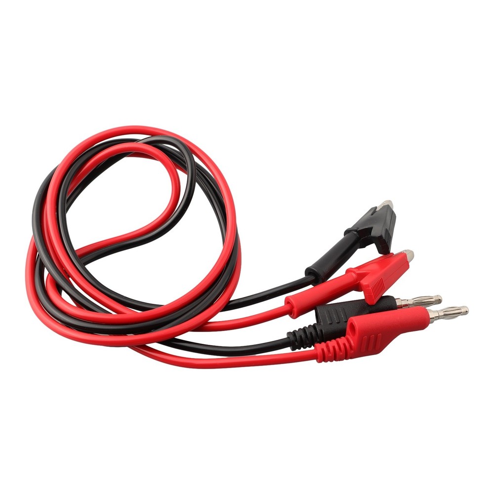 Test Equipment Cable 1M Cable 2PCS Clip Maintenance Power Supply