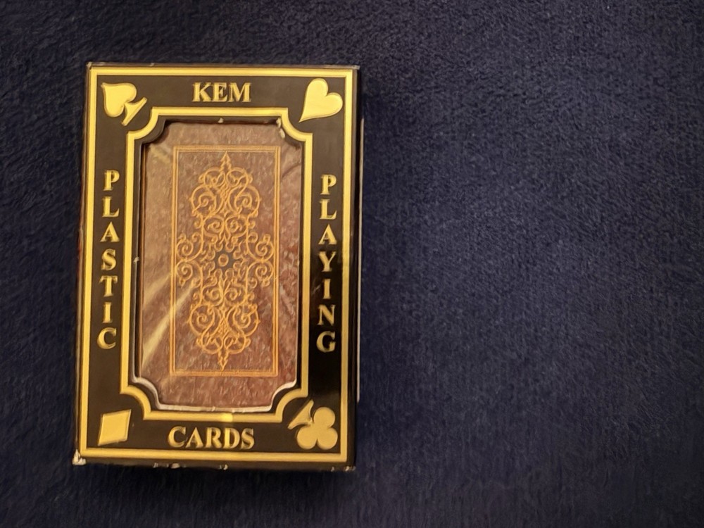 kem playing cards Scroll Brown