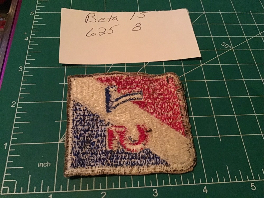 WWII US Army 75th Infantry Division Patch WW2 Snow Back