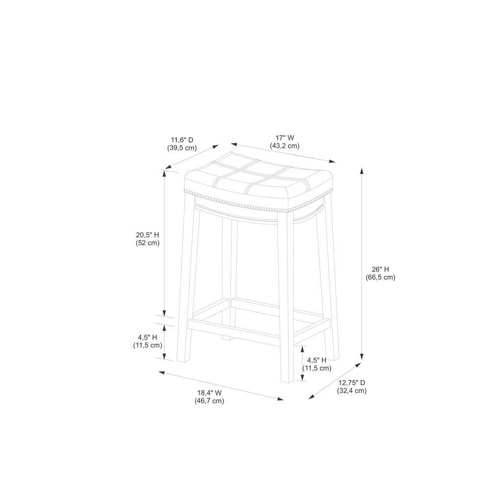 Claridge Brown Counter Stool