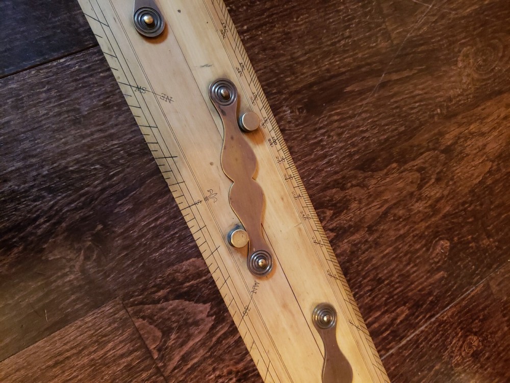 VINTAGE CAPT. FIELDS IMPROVED PARALLEL RULE LONDON 21"