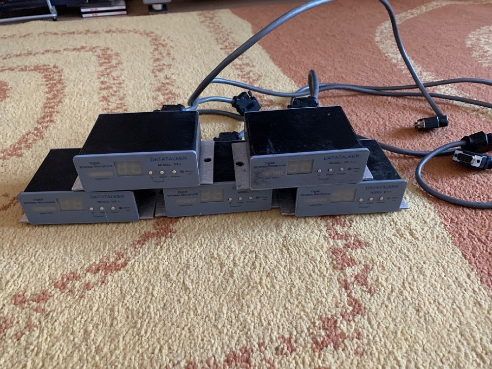 Vintage DataTalker DT-1 Transmitter Set Of 5