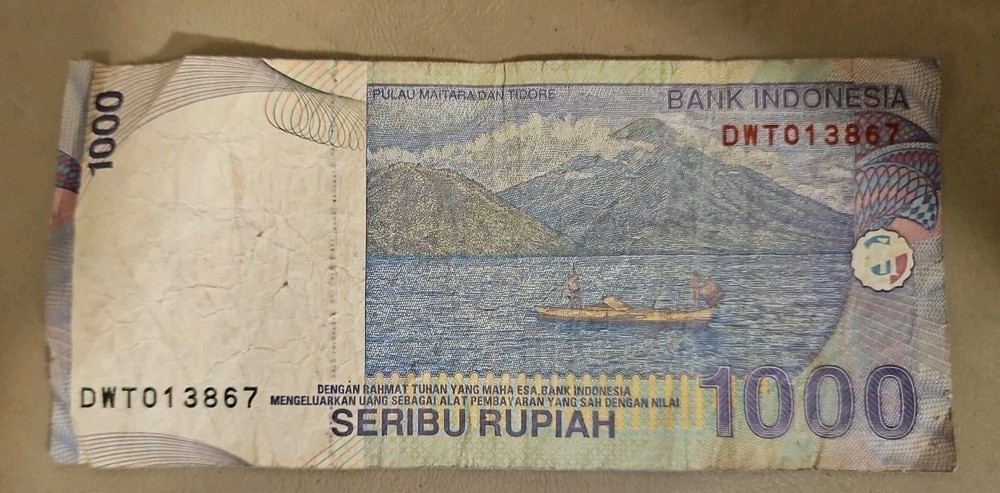 2011 Indonesia 1000 Rupiah Note
