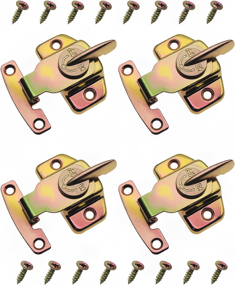 FDXGYH 4 Pack Dining Table Lock Heavy Duty Align-N-Lock Table Locks Leaf Buckle