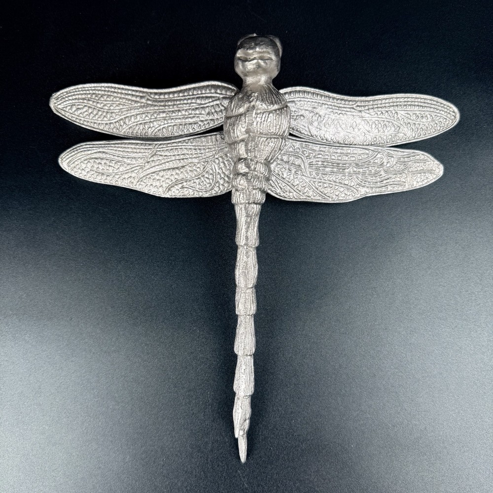 Indian Artisans Handcrafted Textural Dragonfly Decor Large