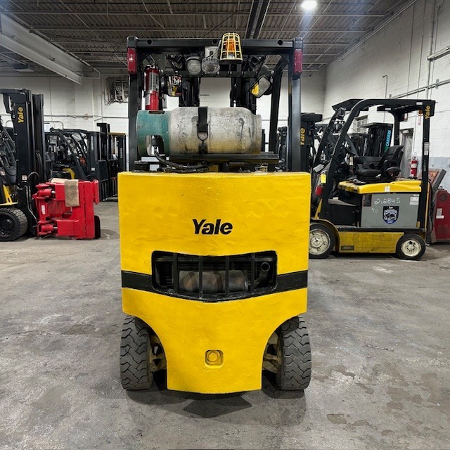 2018 Yale GLC080VX 8000lb Used Forklift Triple Mast Sideshift LP Gas 7186 Hours